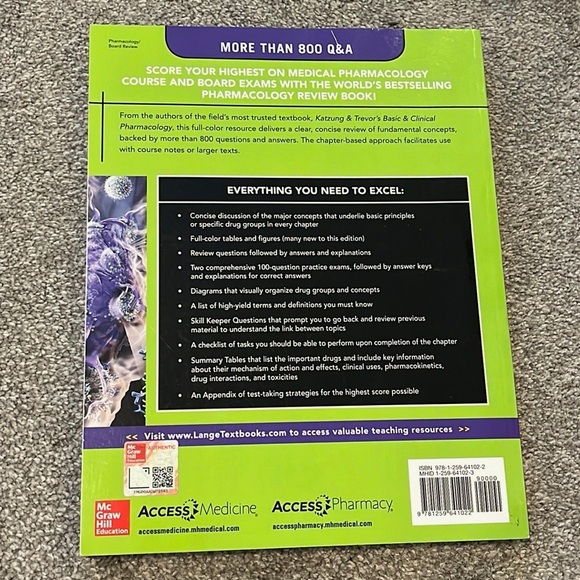 Katzung & Trevor's Pharmacology Examination and Board Review, 12th Edition - Picture 3 of 4
